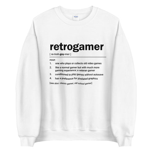 Retrogamer Definition Sweatshirt